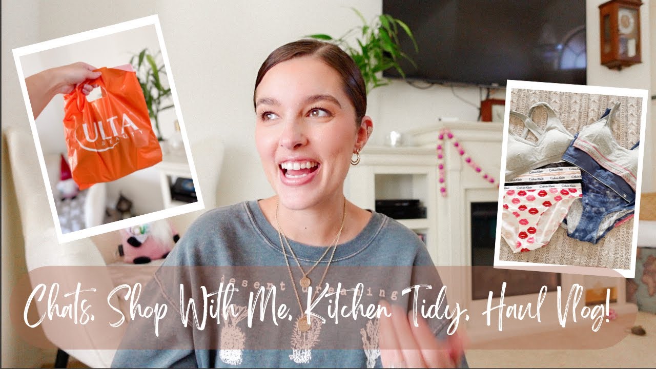 Chats, Kitchen Tidying, Shop With Me, Haul | Vlog