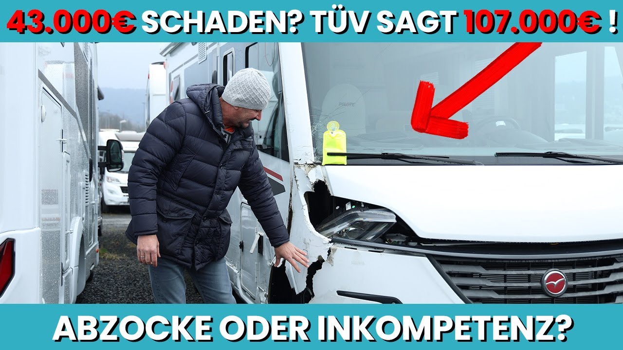 Wohnmobil-Gutachter verkalkuliert sich um 64.000€!