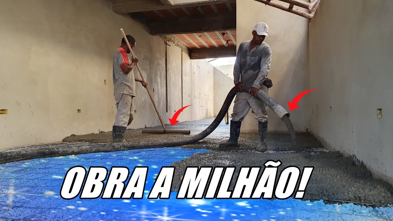 CONCRETO GROSSO - PREPARAÇÃO PARA CONTRAPISO - CALÇADA BAIXA 7 HOUSE - LEKACOMK