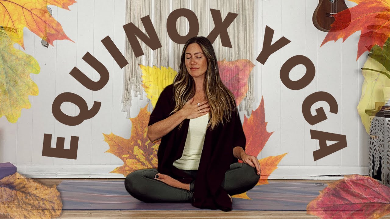 EQUINOX SLOW FLOW 🍂 magical autumn yoga [30 min] Wheel of the Year Yoga