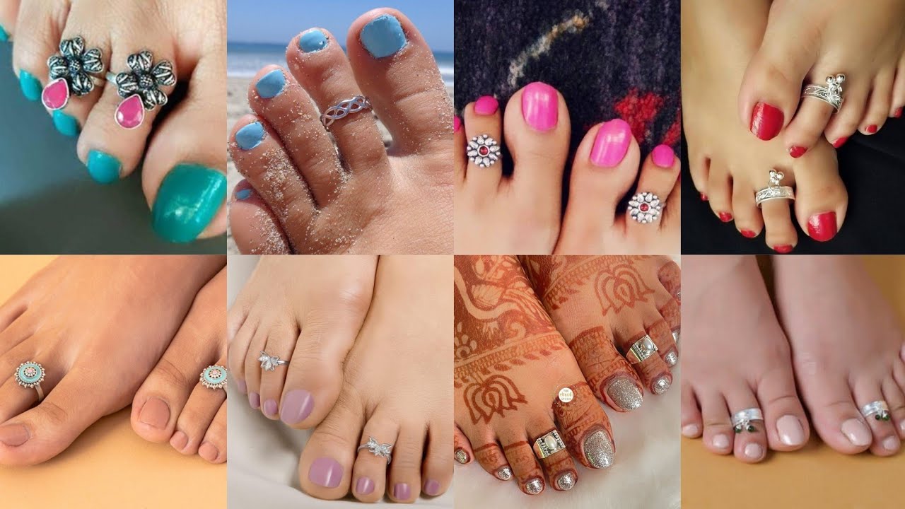 latest most popular toe ring designs#toering new silver design  for toe ring collection 2023