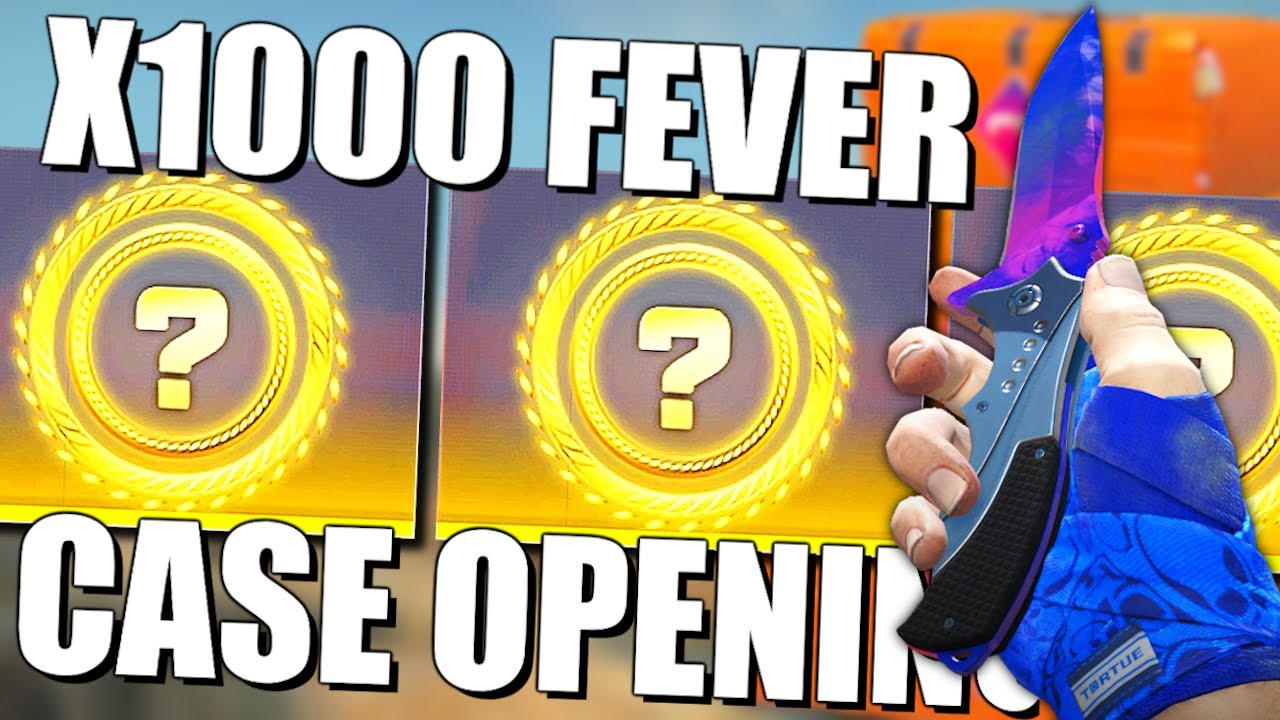 I OPENED 1000 FEVER CASES (NEW KNIFE UNBOXING) | TDM_Heyzeus
