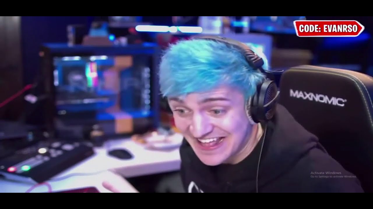 NINJA FORTNITE RAGE COMPILATION