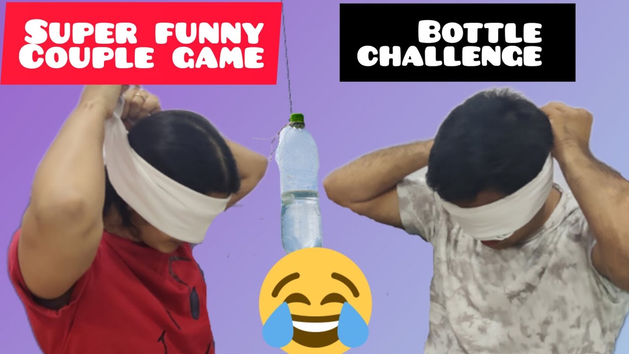 couple funny bottle challenge video| super twist at the end#funny #challenge #couple #prank