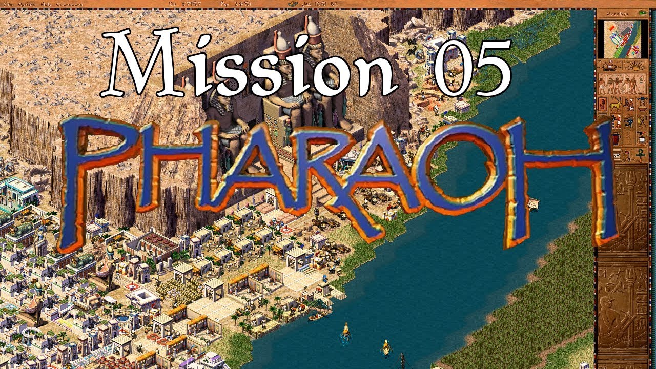 Let's Play Pharaoh (Cleopatra) [Hard] | Mission 05 | Qadesh | 1080p Widescreen