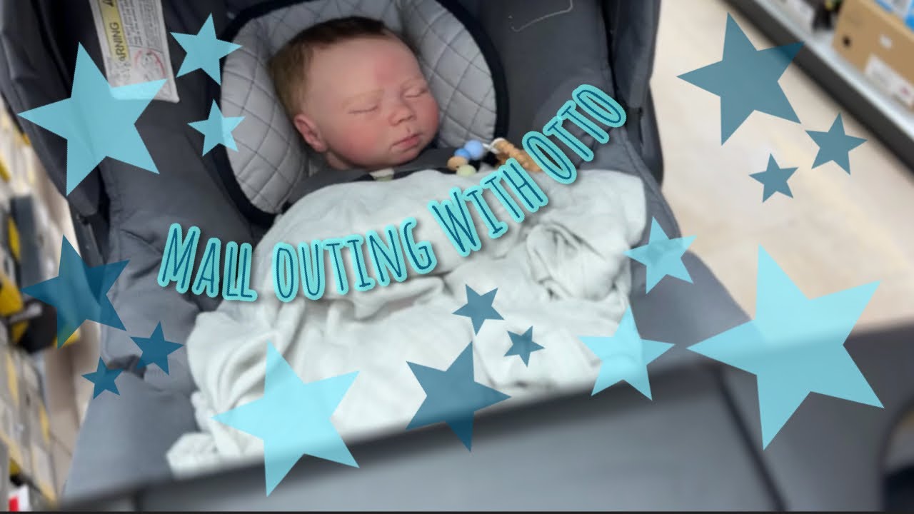 Taking My Silicone Reborn Baby To The Mall! | DITL w/ Otto