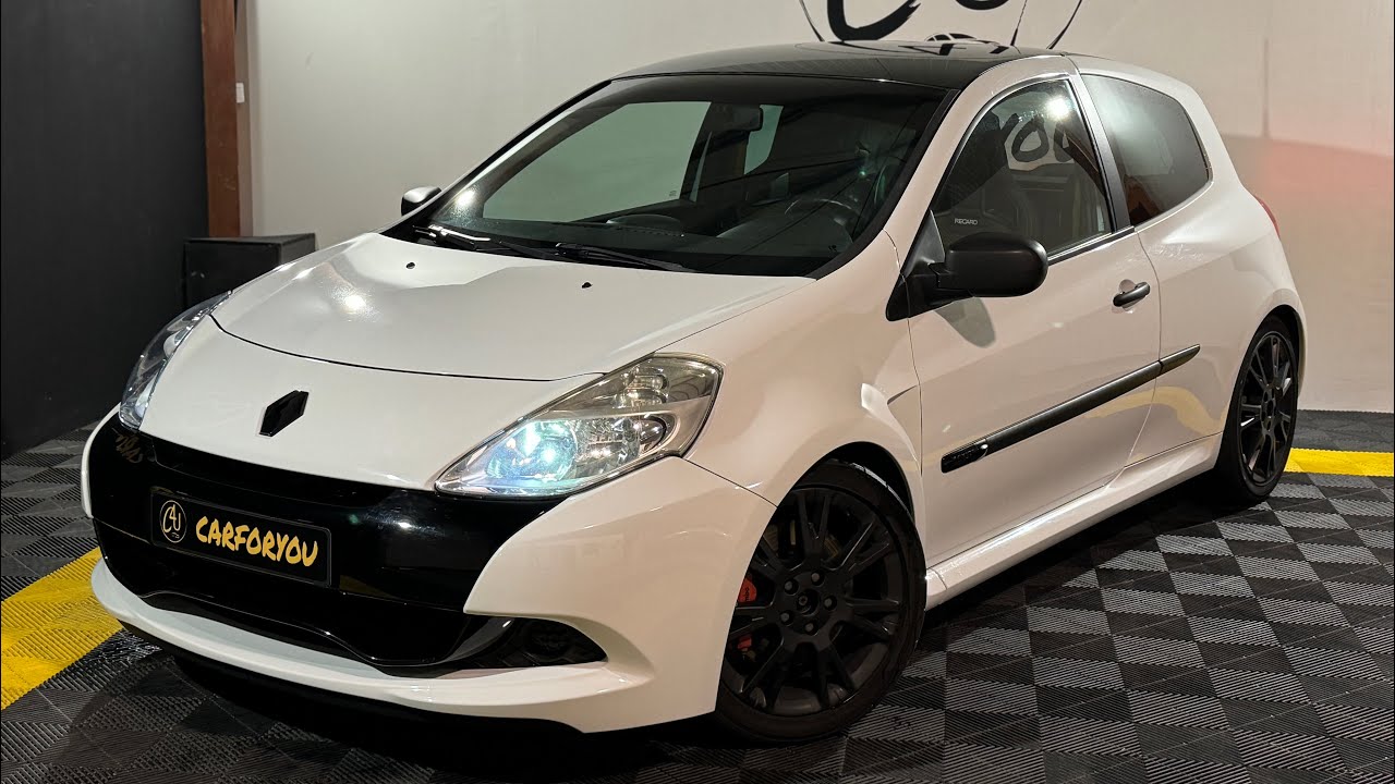 RENAULT CLIO 3 RS CUP PHASE 2 2.0 203ch SIEGES RECARO / CHASSIS CUP / ECHAPPEMENT FOX