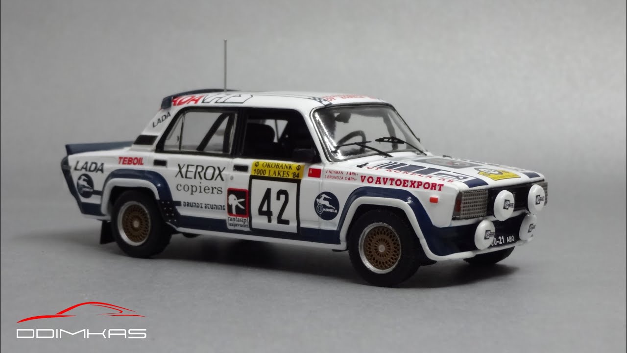 Lada-2105 VFTS №42 S.Brundza-V.Neyman Rally 1000 Lakes 1984 | IXO Models | Масштабные модели 1:43