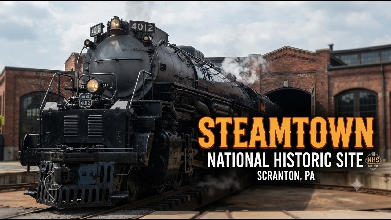 Explore The History Of Steam At STEAMTOWN National Historic Site!