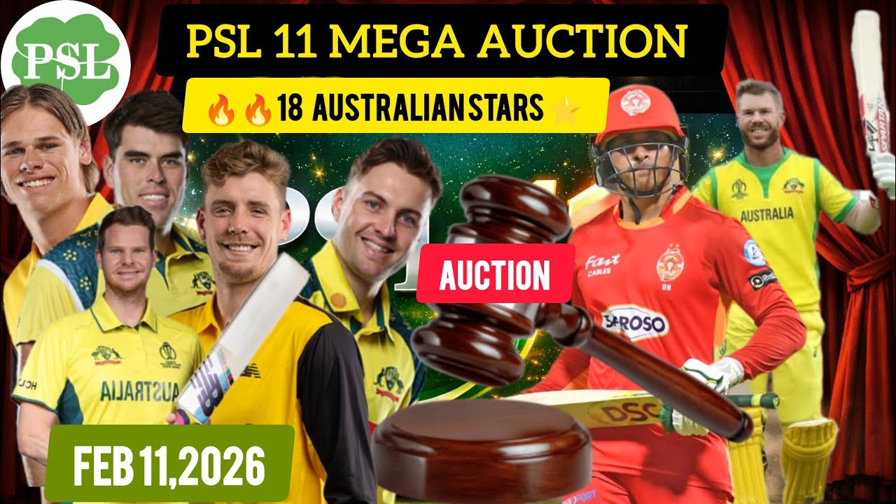 PSL 2026 Action: Full List of Australian Players & Top Picks|Glamour sports
