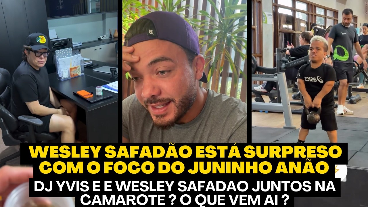 WESLEY SAFADÃO ESTÁ SURPRESO COM JUNINHO ANÃO E DEIXA ESCAPAR NOVIDADES NA CAMAROTE - CONFIRA