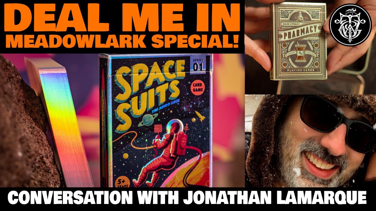 Space Suits PREVIEW! Deal Me In LIVESTREAM INTERVIEW with Meadowlark's Jon Lamarque