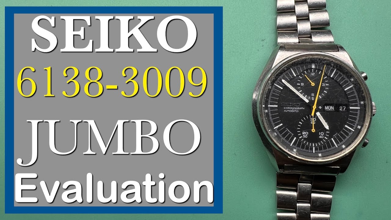 For S.S. -- Seiko 6138-3009 Jumbo Evaluation