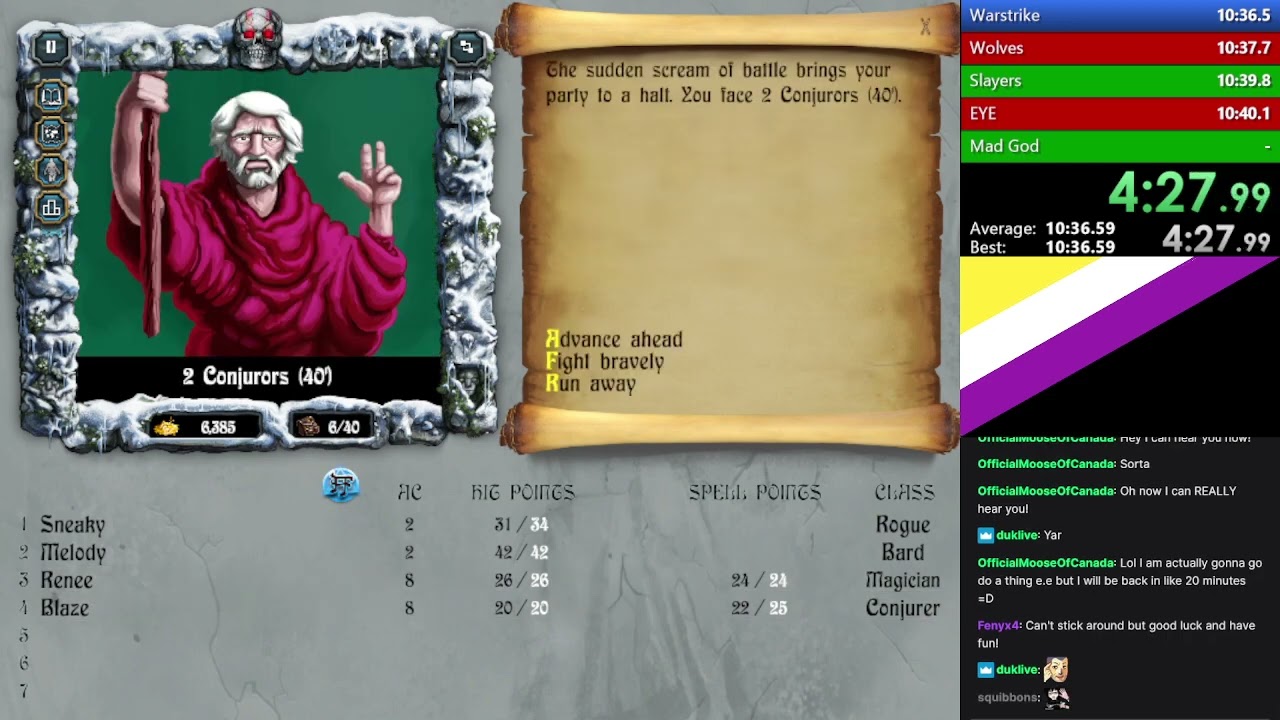 The Bard's Tale Trilogy: Remastered, Any% Speedrun (former WR, far as I know)