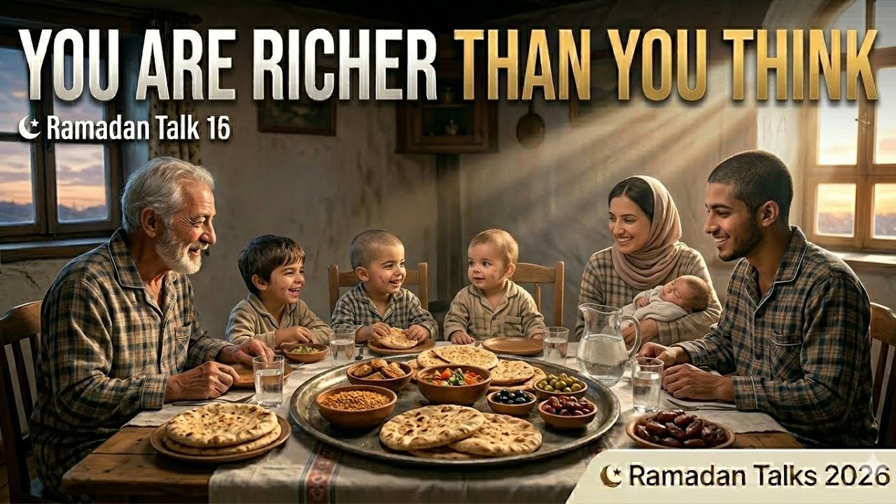 You Are Richer Than You Think: The 3 Essentials of Happiness (Ramadan Talks 2026)