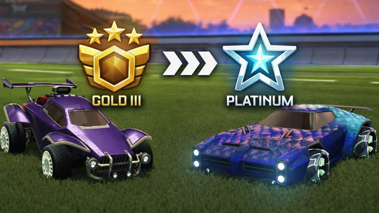 طريق الوصول للبلاتينيوم 🔥🔥 #rocketleague 