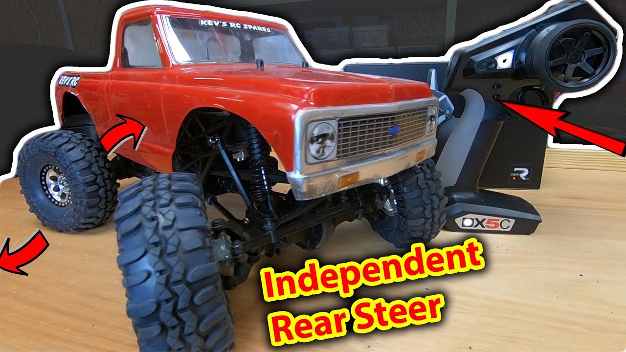 INDEPENDENT Rear Steer on HPI Wheely King Spectrum DX5c