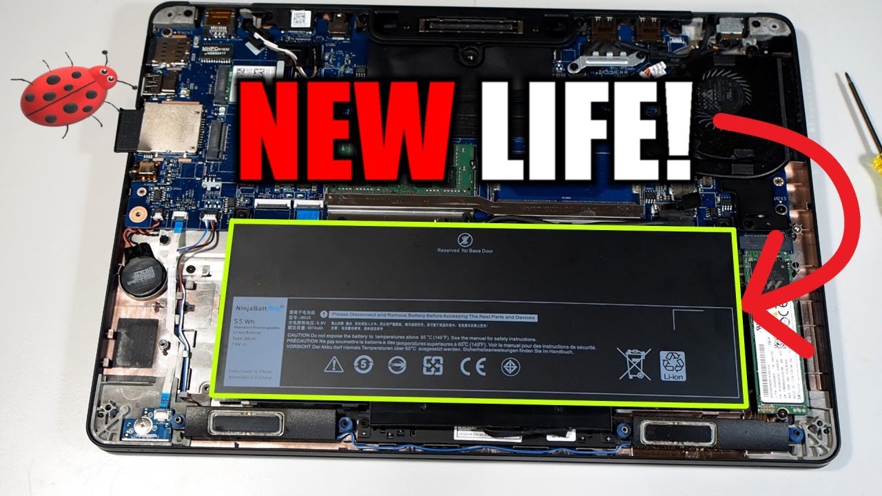 Замена аккумулятора для Dell Latitude E7470 — Ninja Batt Pro (Amazon)