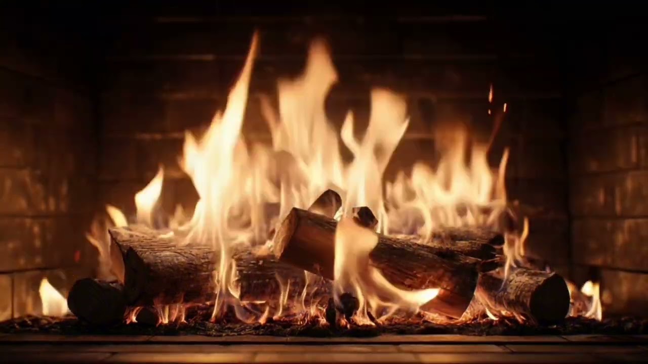 Ultimate Fireplace Relaxation 🔥 4H Crackling Fire | Cozy Home Ambience