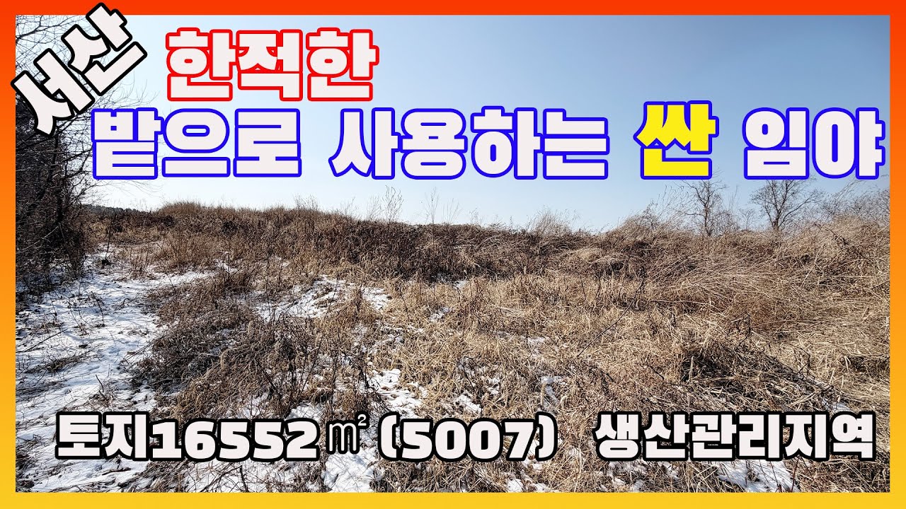 [물건번호3480]충남 서산시 지곡면 한적한  넓은 땅 매매 합니다, 가격인하 5천만원 급매 물건입니다, 나만의 작은 