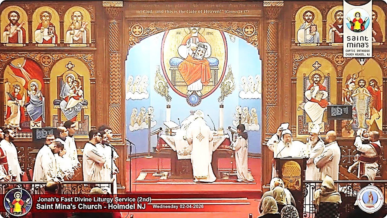 HE Metropolitan Youssef: Jonah's Fast Divine Liturgy (Day 3) @ St Mina, Holmdel NJ ~ 02/04/2026