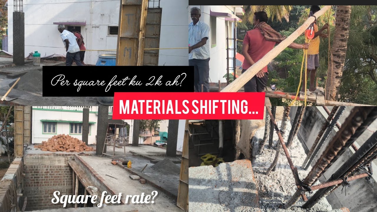 புது வீடு construction work|| Shifting materials||Wednesday vlog#youtubeshorts #trending #viralvideo