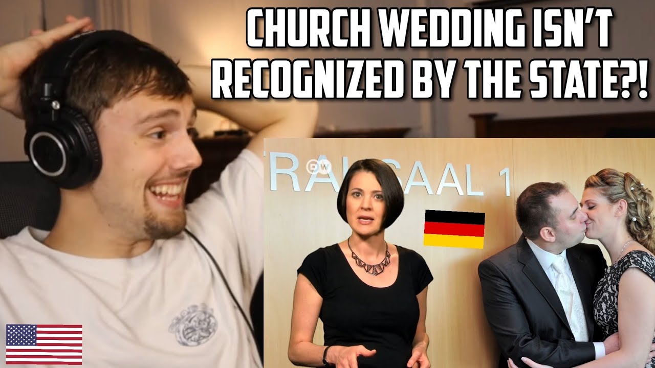 American Reacts to German Wedding Traditions