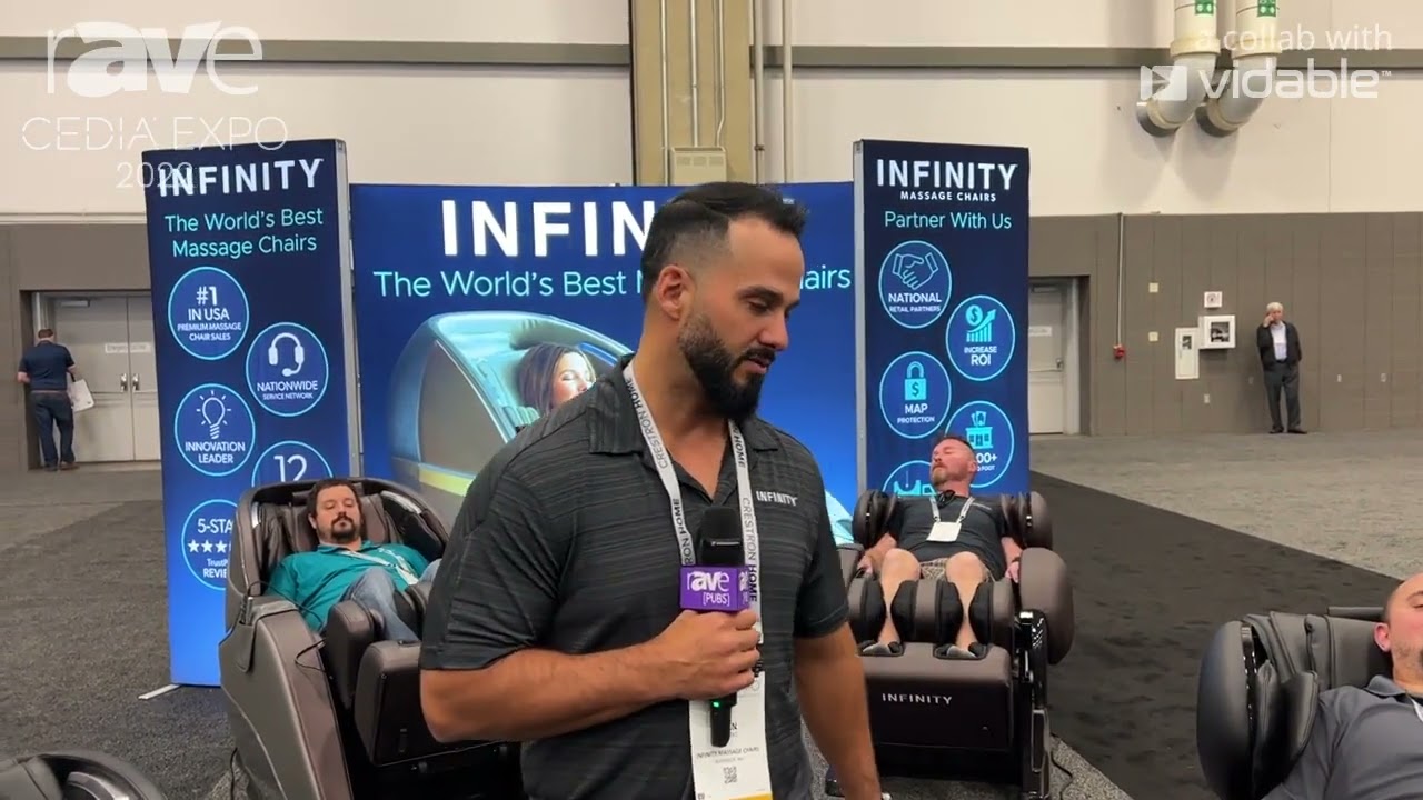 CEDIA Expo 22: InfinityMassageChair Talks About Infinity Genesis Max, IT-8500 Plus Massage Chairs