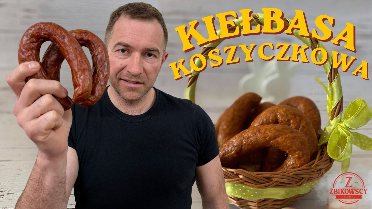 Kiełbasa KOSZYCZKOWA do święconki, koszyczka na Wielkanoc 