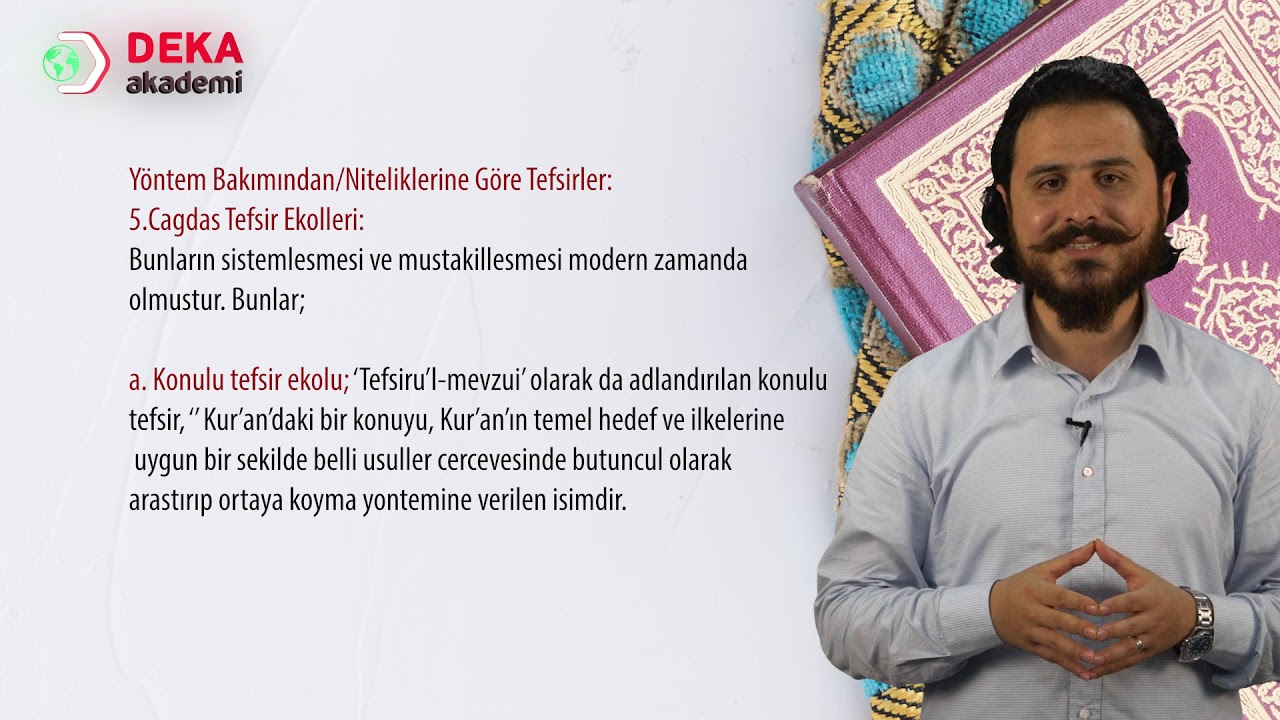 005 - DİKAB ÖABT - TEFSİR KAYNAK BAKIMINDAN TEFSİR ÇEŞİTLERİ - İSA ABİDOĞLU