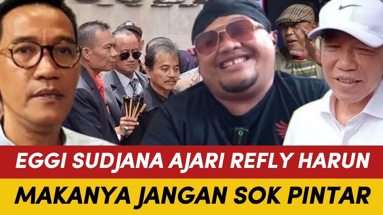 NGAKAKK, EGGI SUDJANA AJARI REFLY HARUN! MAKANYA JANGAN SOK PINTAR wkwk