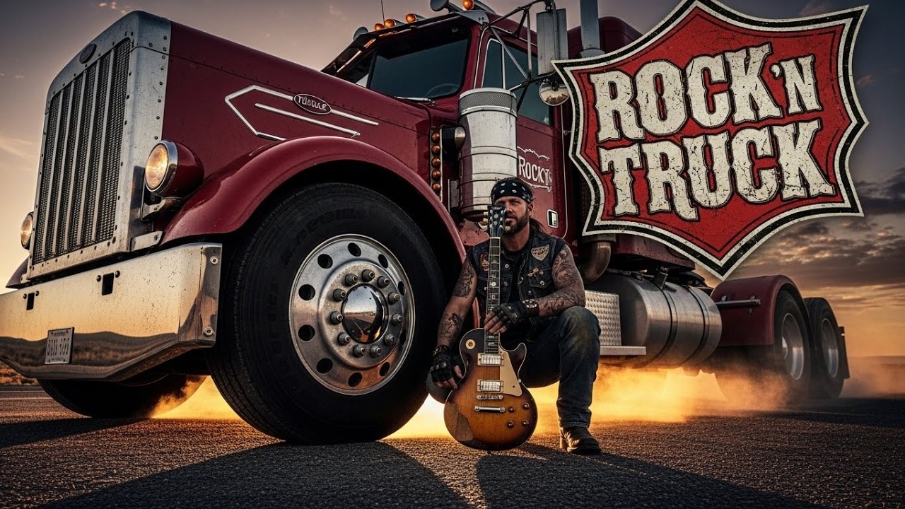 Midnight Diesel Run 🚛 Country Rock Road Warriors | Ultimate Truck Driving Mix 2026 #truckdriverlife