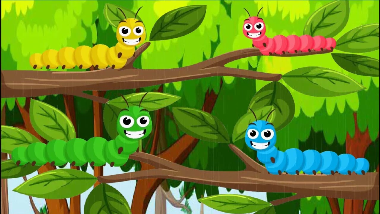 เพลง หนอนผีเสื้อ กระดึ๊บ กระดึ๊บ ต้วมๆเตี้ยมๆออกมาจากไข่  Worm Song