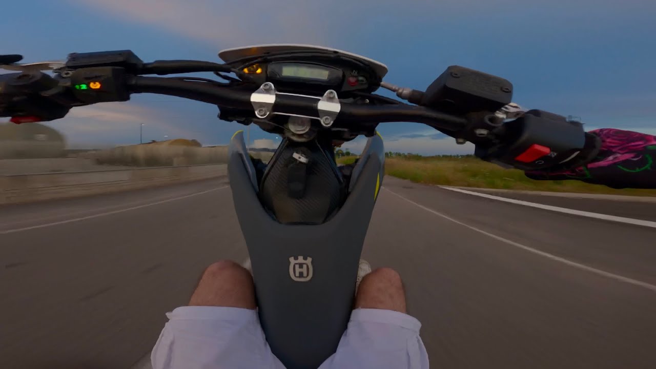 Husqvarna 701 fmf | FULLSEND & wheelies | GoPro pov