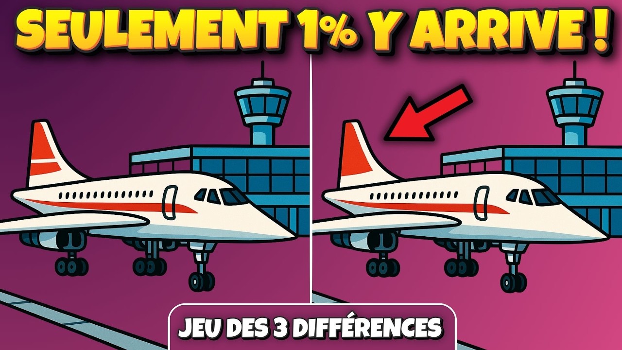 PEUX-TU RÉSOUDRE CE JEU DES 3 DIFFÉRENCES IMPOSSIBLE ?
