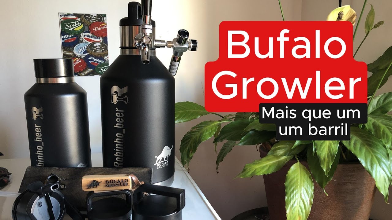 Bufalo growler chopeira térmica portátil - Tudo em um!!!