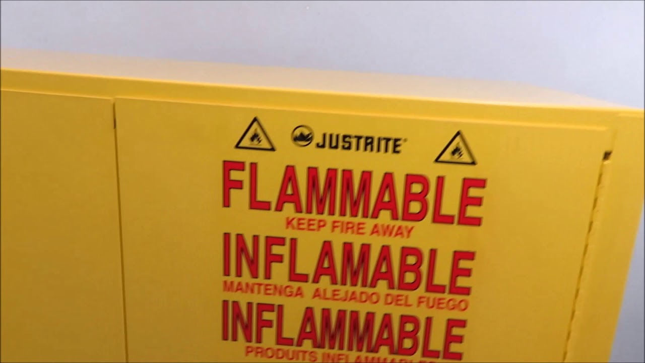 Justrite 30 gallon cabinet Flammable Storage