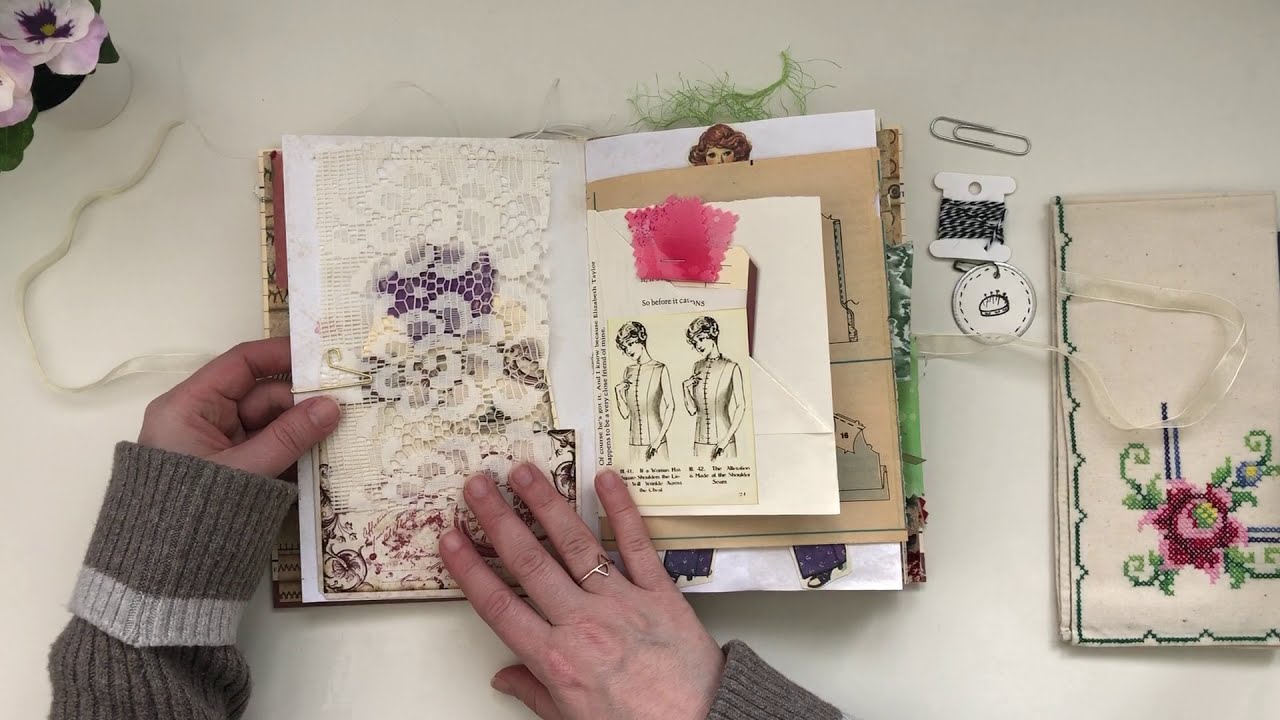 Sewing Theme Junk Journal - Design Project - Junk Journal Ideas
