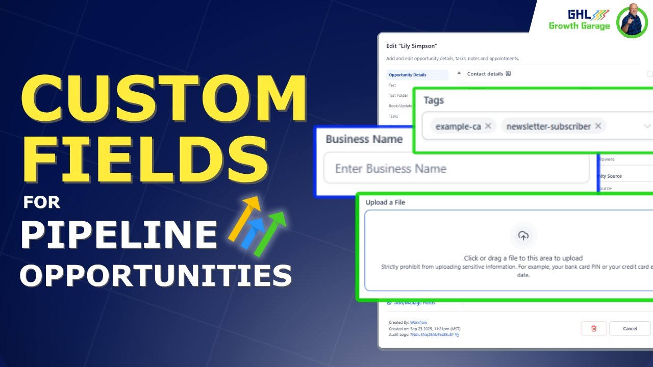 How to Create Custom Fields for Pipeline Opportunities in GoHighLevel