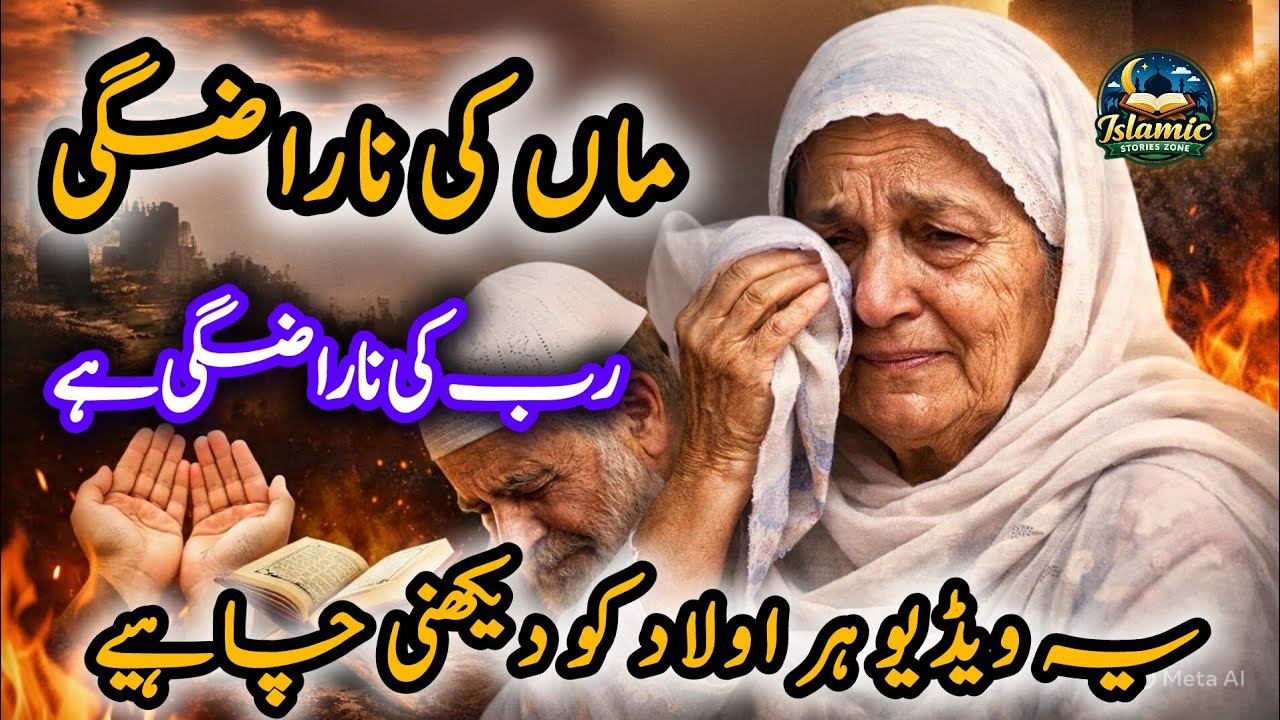 ماں کی ناراضگی رب کی ناراضگی ہے جو اولاد اپنے والدین کو ستاتے ہیں یہ وڈیو ضرور دیکھیں 
