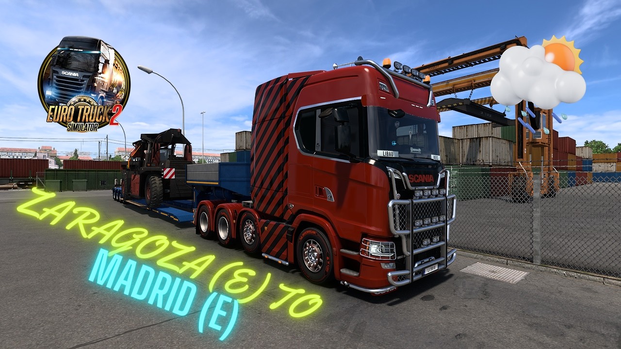 EURO TRUCK SIMULATOR 2 - HEAVY CARGO - ZARAGOZA (E) TO MADRID (E)