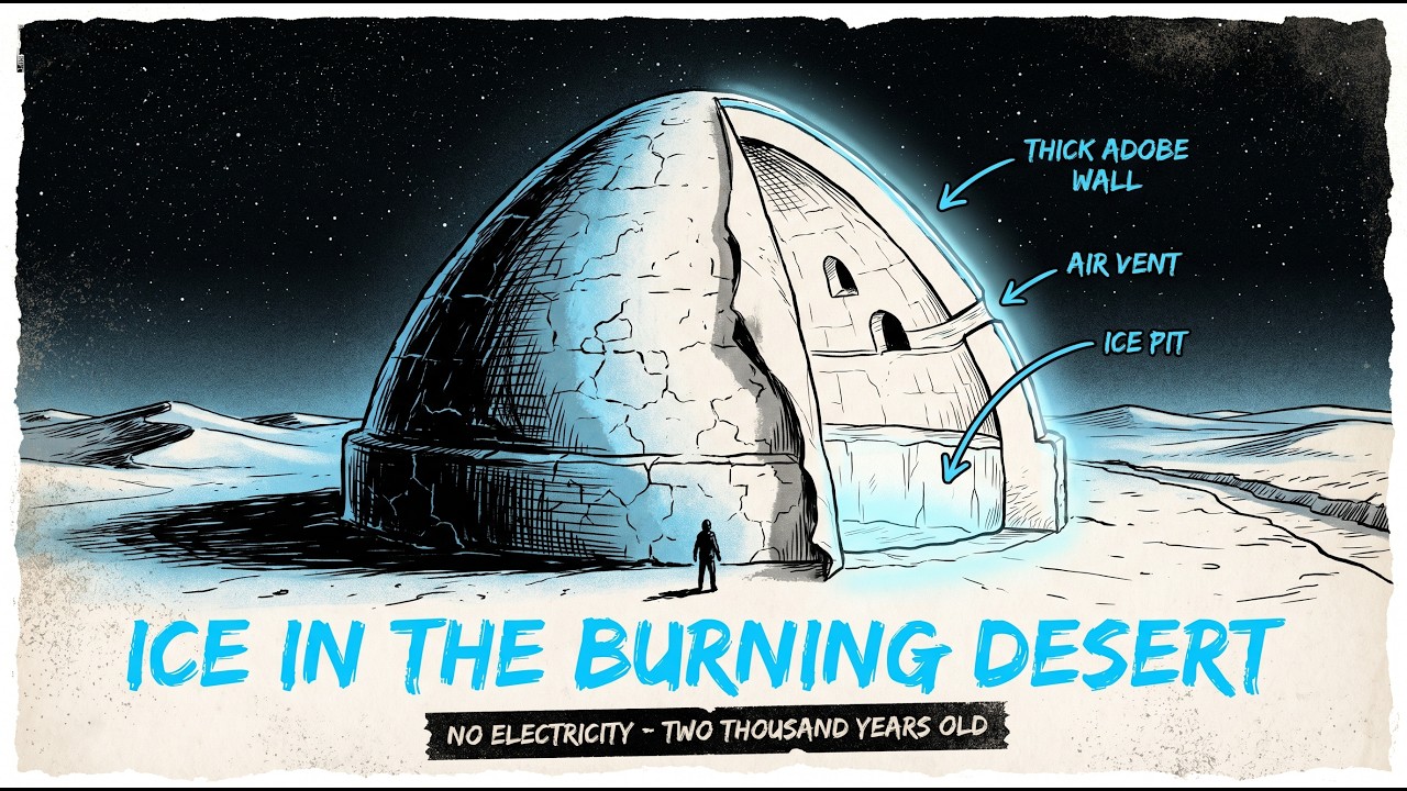 The Persian Ice House That Made Ice in the Desert &mdash; No Electricity, 2,000 Years Old