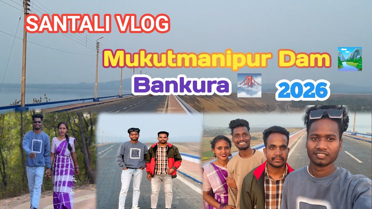Mukutmanipur Dam In Bankura  West Bengal || SANTHALI VLOGS VIDEO.
