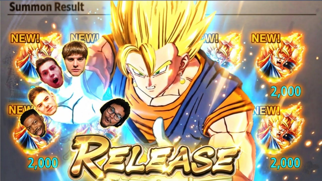 THE LUCKIEST LEGEND PULLS & EVERYONE'S FIRST TIME SUMMONING FOR LEGEND RARITY in Dragonball Legends