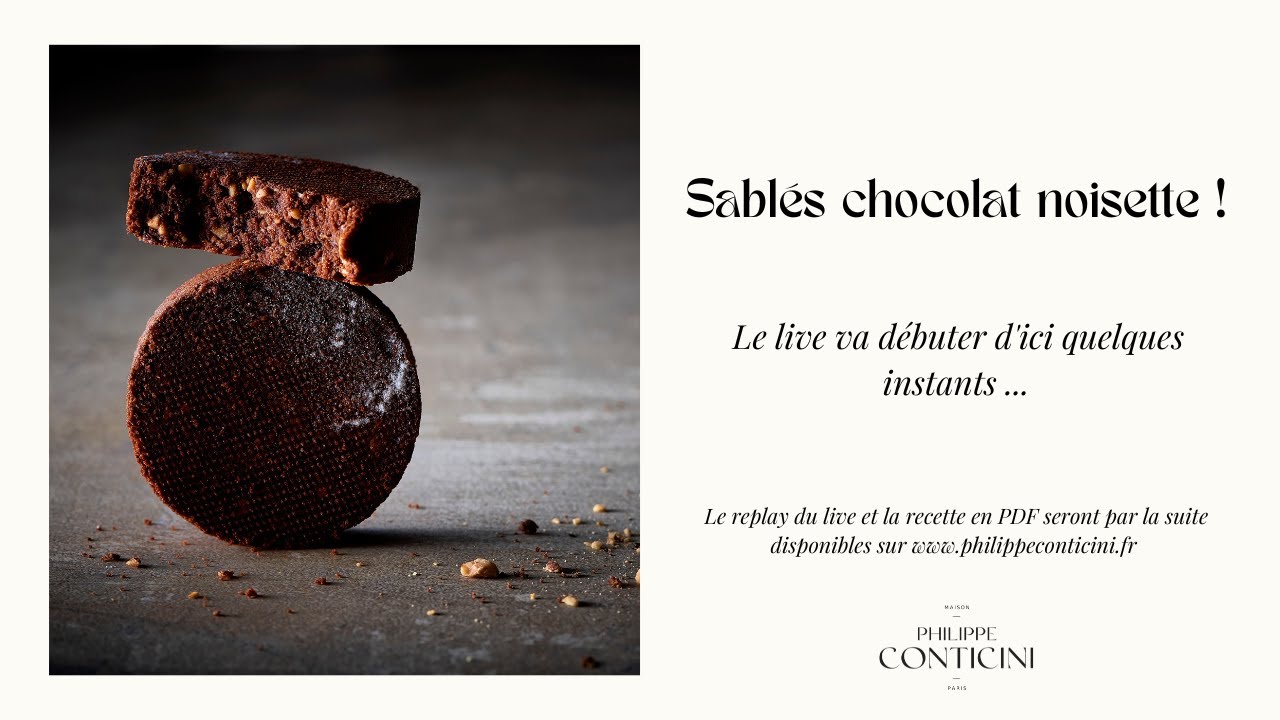 Les sablés chocolat noisette !