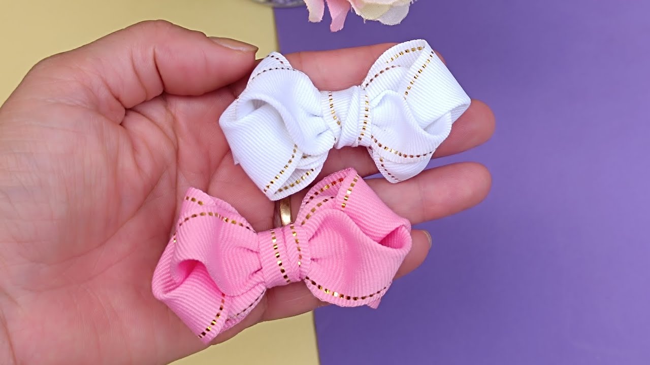 LAÇO GRINGO FÁCIL E GASTA POUCA FITA  #diy #rinbow #handmade #laçosdecabelo 