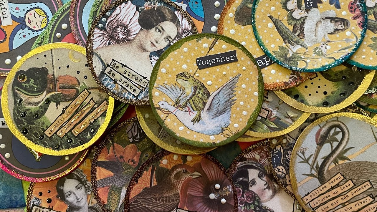 Artist trading coins (the Graphics Fairy images)