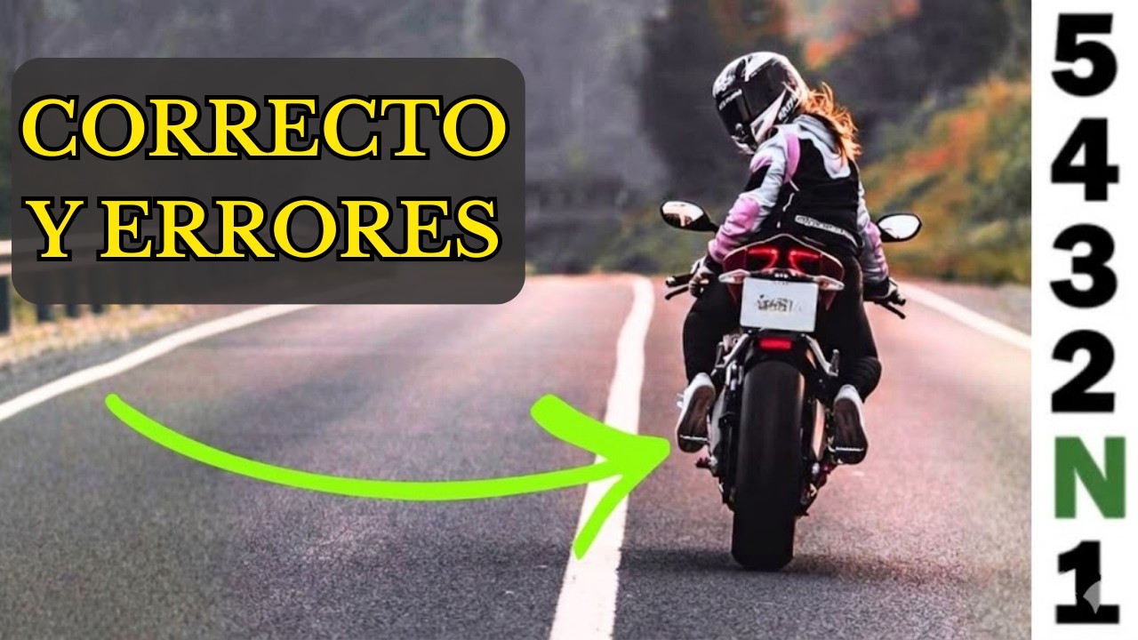 Cómo cambiar de marcha en moto correctamente y qué errores evitar