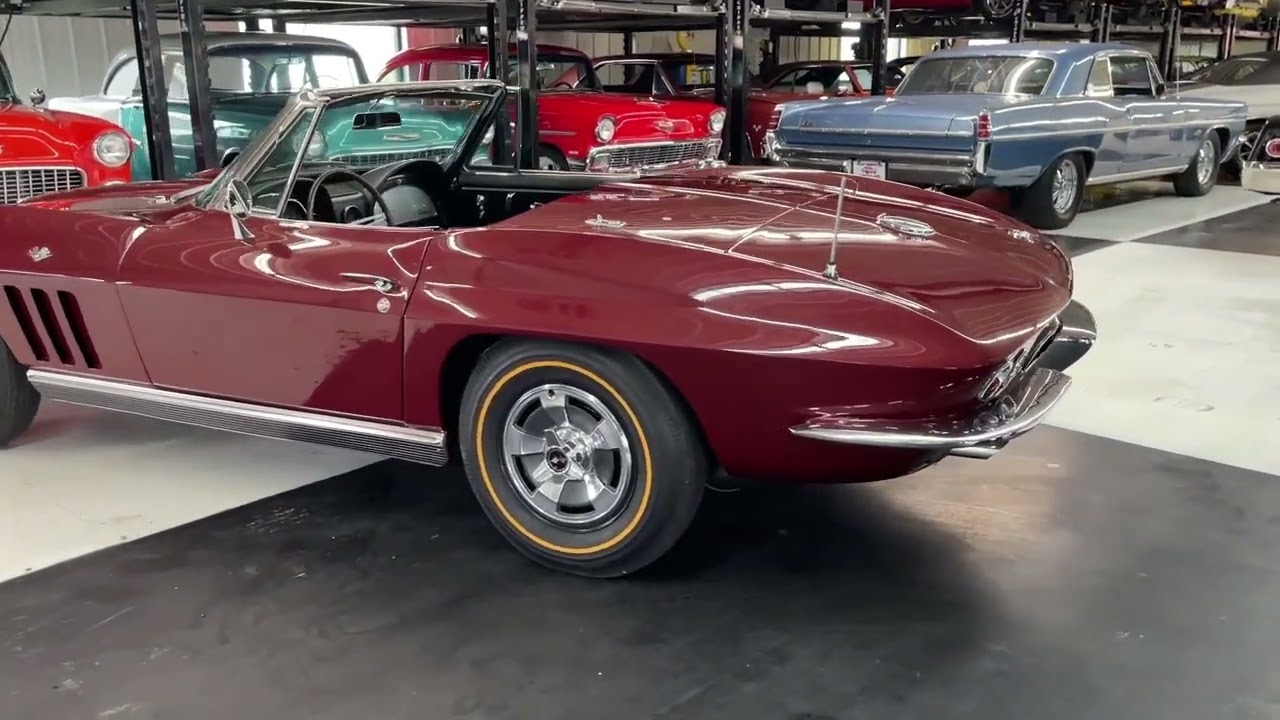 1966 Chevy Corvette! #ohiocorvettesandmusclecars #classiccars #classiccarcommunity #stingray #chevy