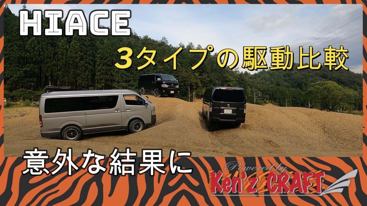 デフロッカー2WD　オープンデフ4WD　デフロッカー4WD３つの走破能力を比較したら意外な結果に⁉
